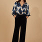 Corrie Bratter Clan Trousers in Navy