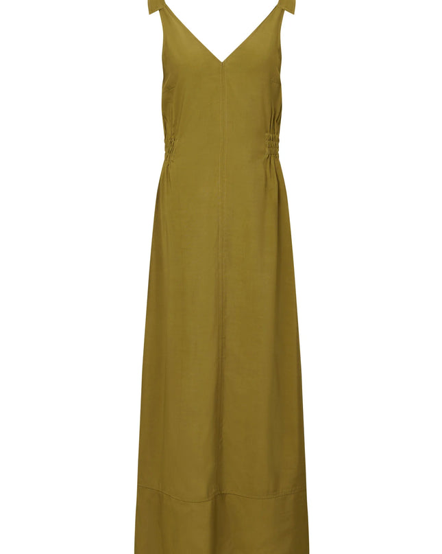 MARNIE - Rayon Dress Khaki