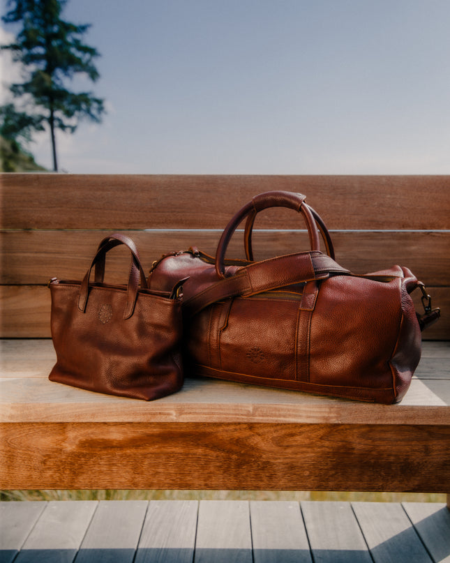 Full Grain Leather Duffle Bag