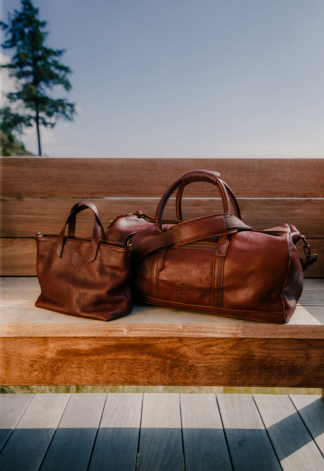 Full Grain Leather Duffle Bag