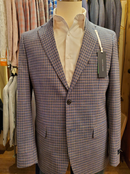 Tommy Hilfiger Conrad small check pattern sports jacket, lightweight summer jacket, Mackinac Island boutique