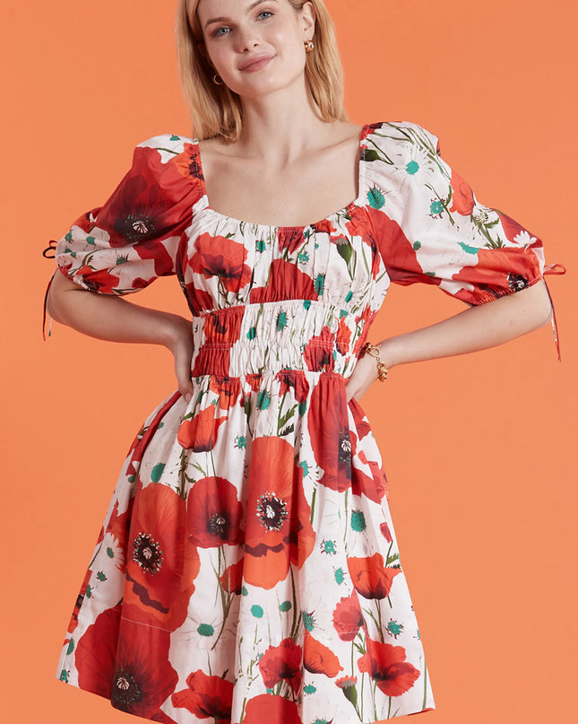 Dierdre Poppy Dress