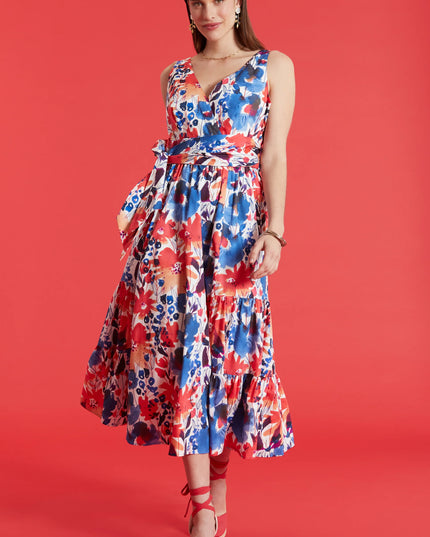 Yvette Crossover Maxi Dress