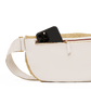 Charles Crossbody lrg Calla Lily White Raffia/Brushed Gold Hammered