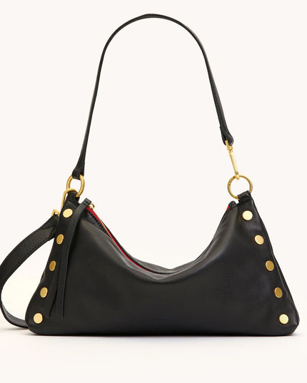Kyle med Black/Brushed Gold Red Zip