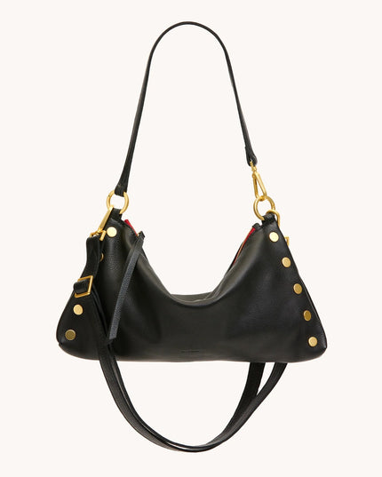 Kyle med Black/Brushed Gold Red Zip