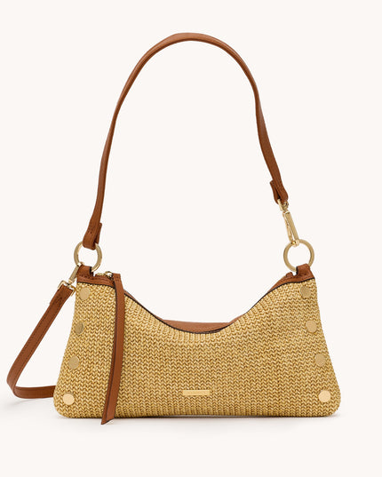 Kyle Cocoa Raffia/Gold SM