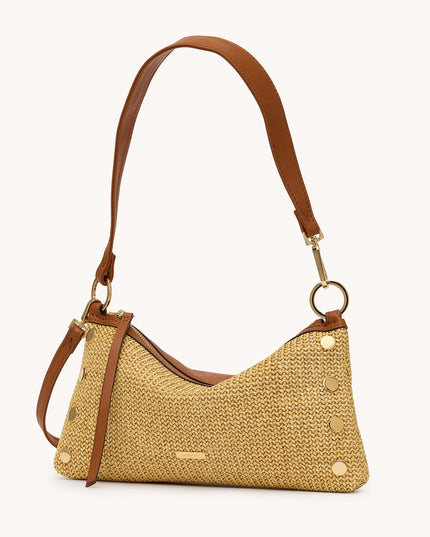 Kyle Cocoa Raffia/Gold SM