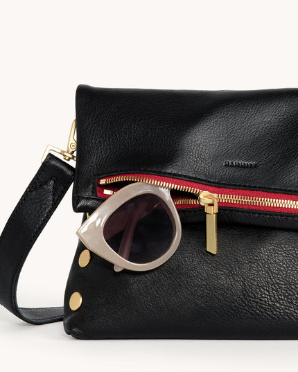 VIP med Black/Brushed Gold Red Zip