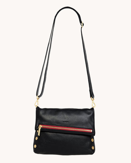 VIP med Black/Brushed Gold Red Zip
