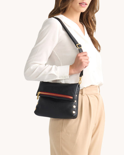 VIP med Black/Brushed Gold Red Zip