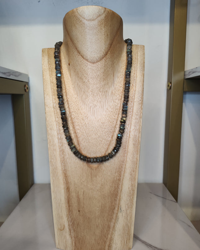 Labradorite and Silver