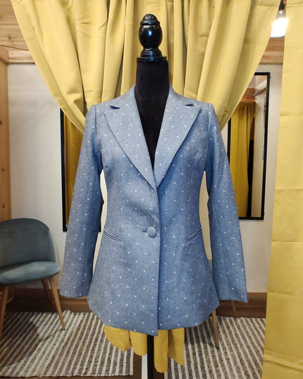 Gray Bling Blazer