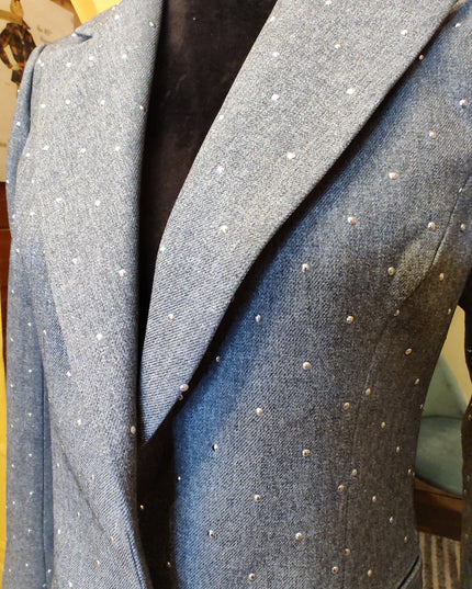 Gray Bling Blazer