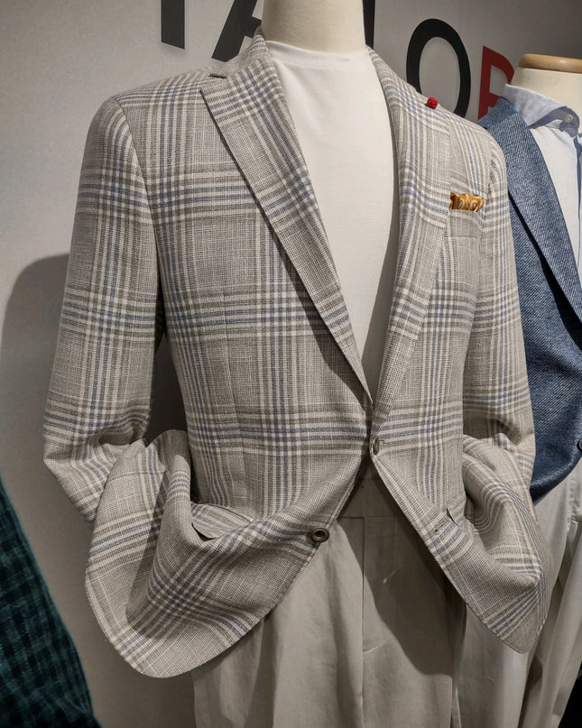 Tan & Purple Italian Sport Coat