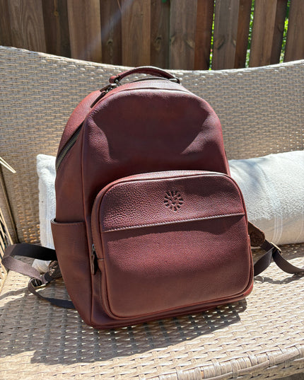 Full Grain Leather Backpack