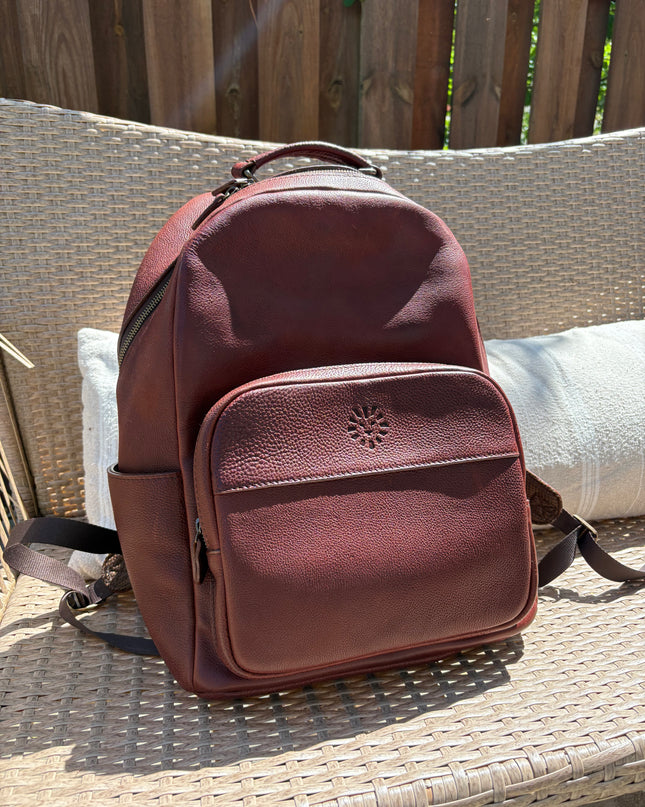 Full Grain Leather Backpack