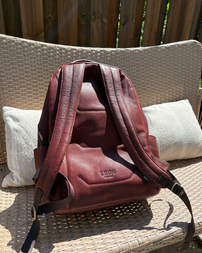 Full Grain Leather Backpack