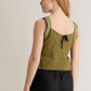 IRIS - Organic Cotton Patchwork Green Top