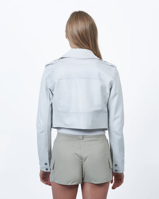 Erin Lambskin Crop