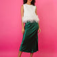 Sleeveless Cotton Top with Feathers