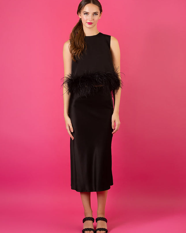 Slip Skirt Black