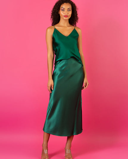 Slip Skirt Green