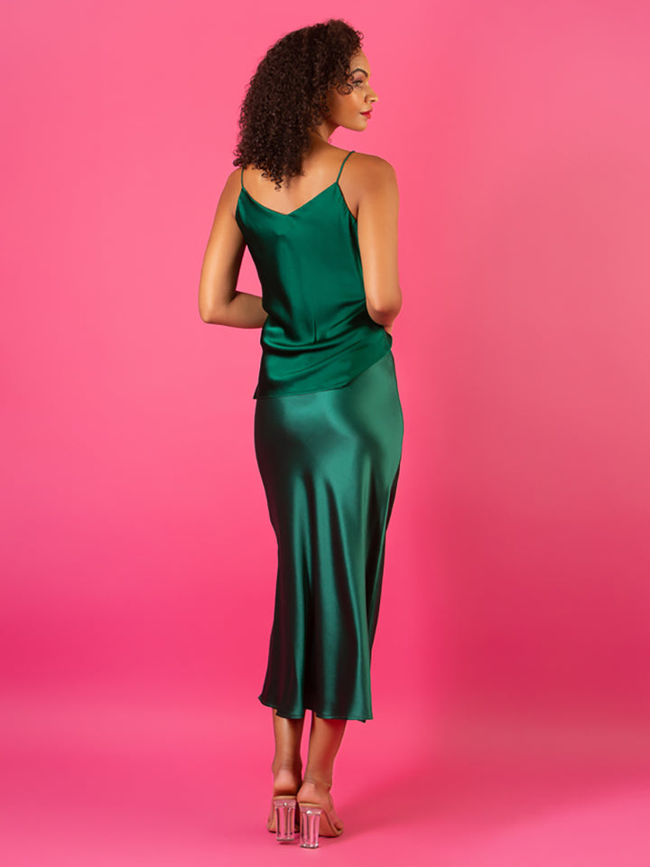 Slip Skirt Green