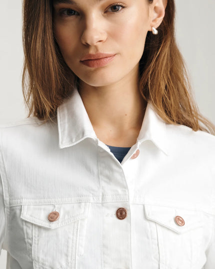 Samantha Denim Jacket white