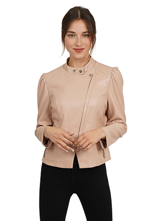 Blush Vegan Bomber