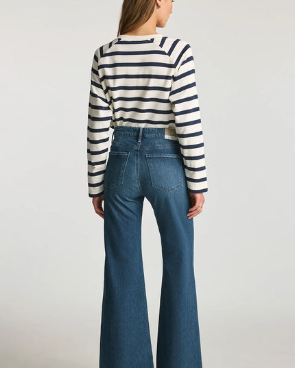 Grace Relaxed Flare Jeans Dark