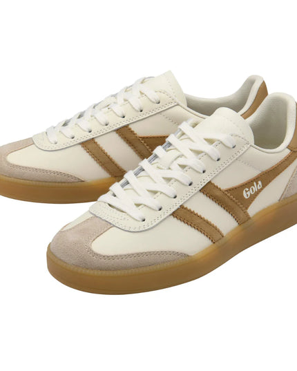 Viper Leather Trainer Off White/Bone/Light Caramel/Gum