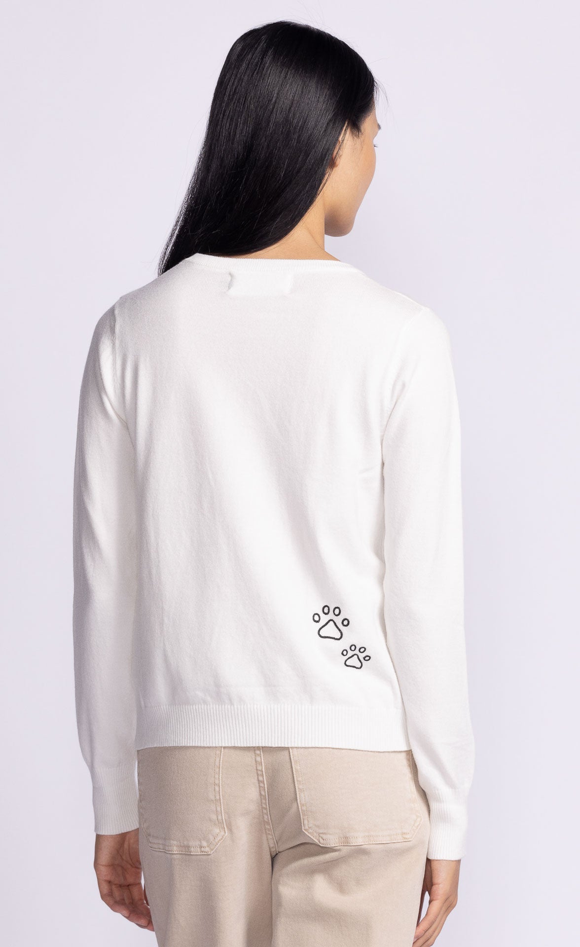 Friends Forever Sweater - White