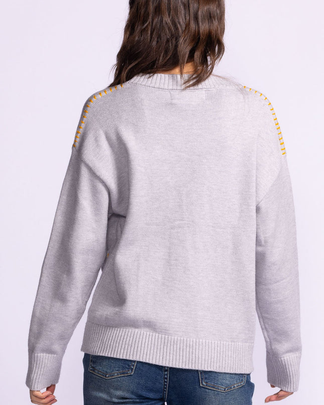 Trisha Sweater - Light Grey