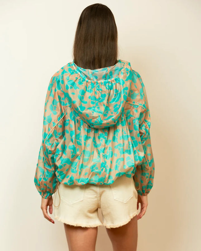 Printed UV Block Windbreaker