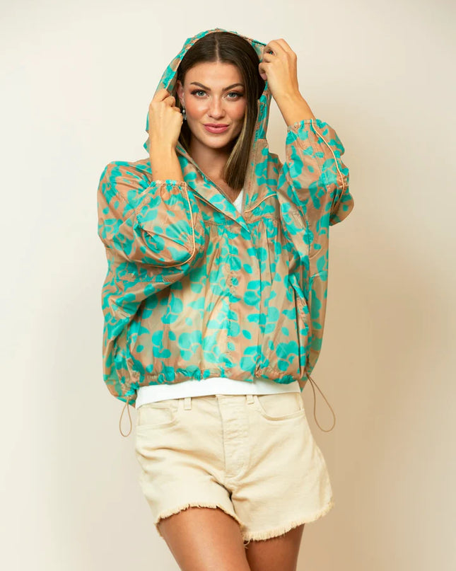 Printed UV Block Windbreaker