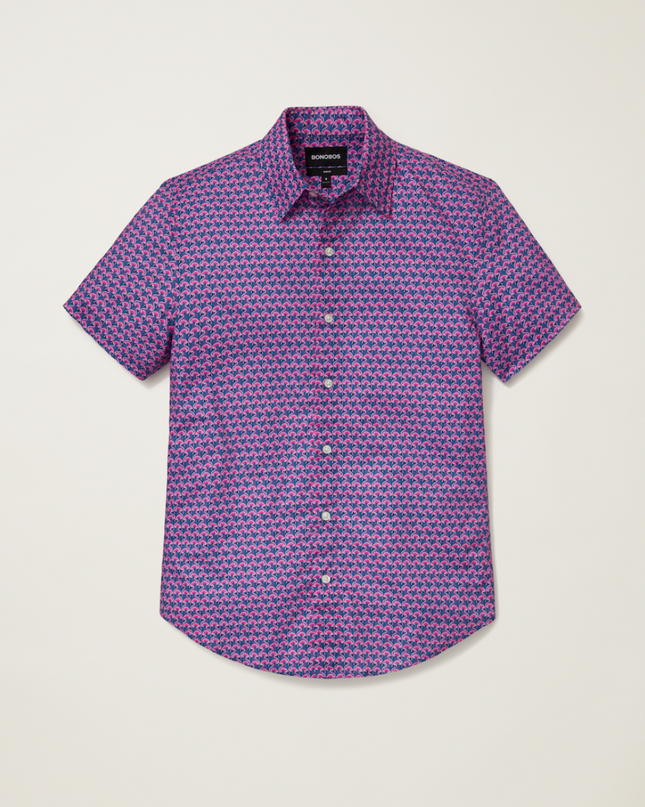 Fun Flamingos SS Button Down