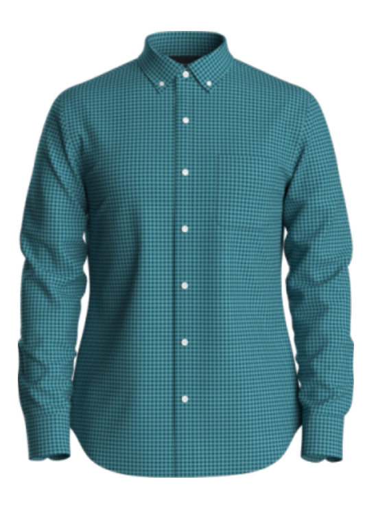 Gingham LS Button Down