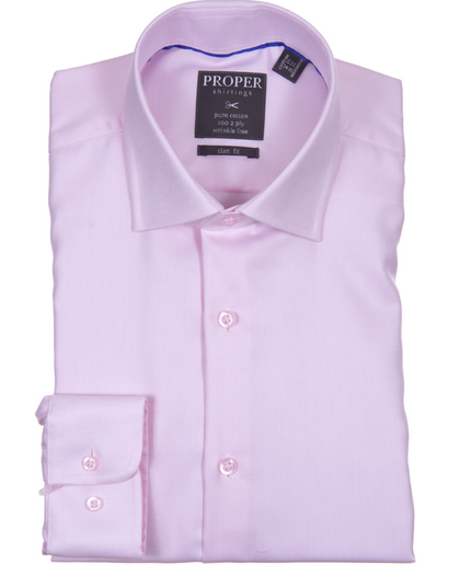 Dress Shirt ~ Slim Fit ~ Pink