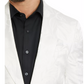 White Jacquard Floral Print Men's sports jacket; Men's blazer, sport coat; dinner jacket. Mackinac Island boutique