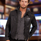 Mauritius Leather jacket. German-made menswear staple, embraced for 30 years. Now in the US, our lambskin leather jacket offers a 'muscle' fit, versatility, and timeless style. Featured at Rustic Chic Boutique Mackinac Island