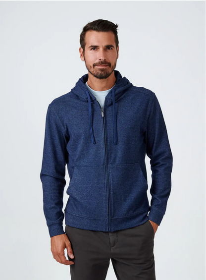 7Diamonds Men's herringbone zip-up hoodie. At Rustic Chic Boutique Mackinac Island, Michigan