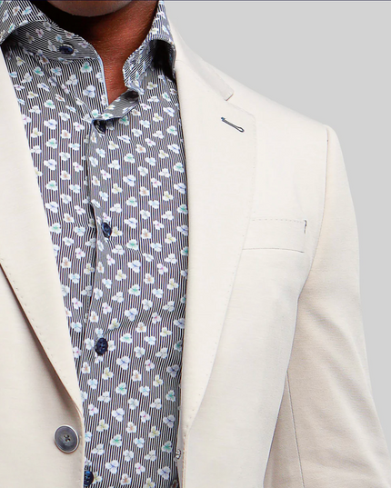 Richmond Cream Stretch Blazer