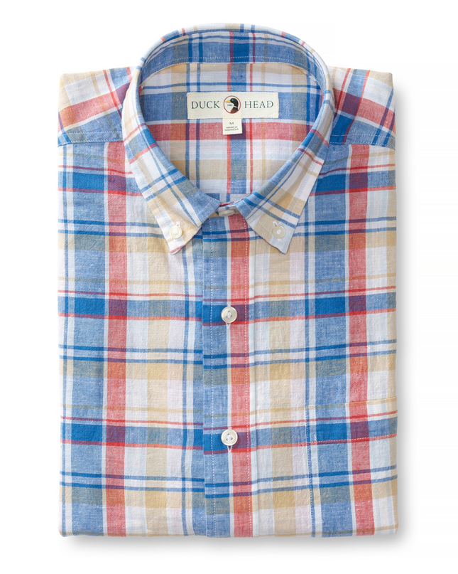 Imperial Cotton Oxford Plaid LS