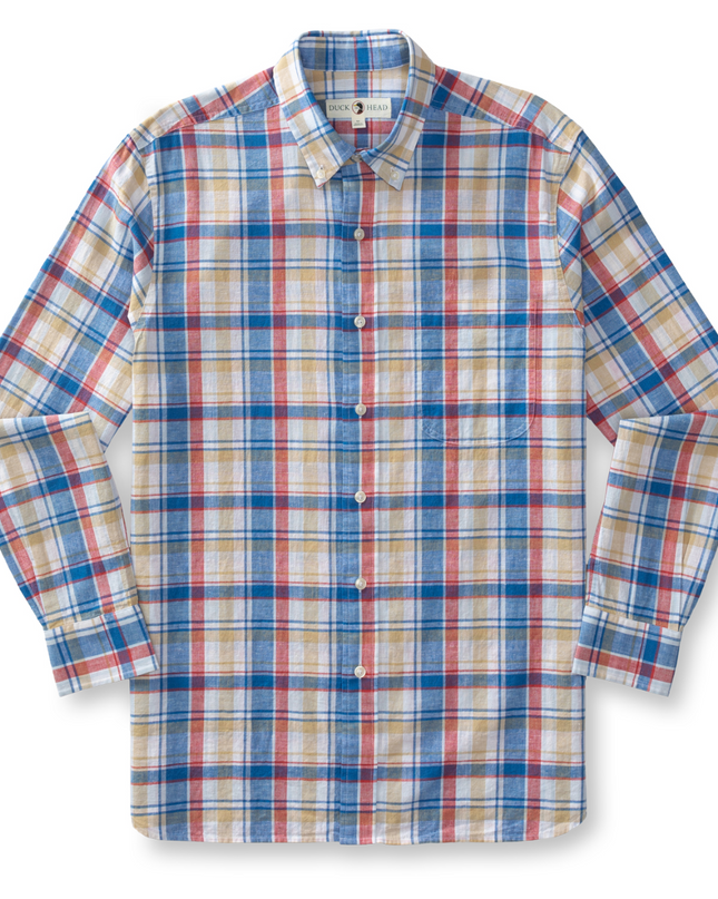 Imperial Cotton Oxford Plaid LS