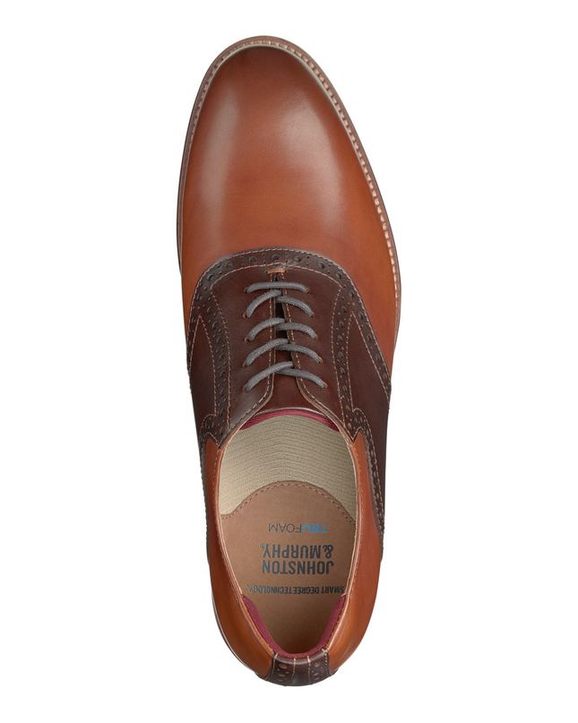 Conrad Tan/Mohogany Full Grain Dress Shoe