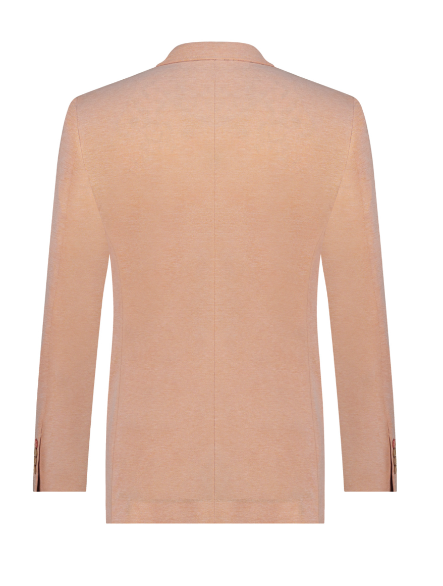 Coral Pique Blazer