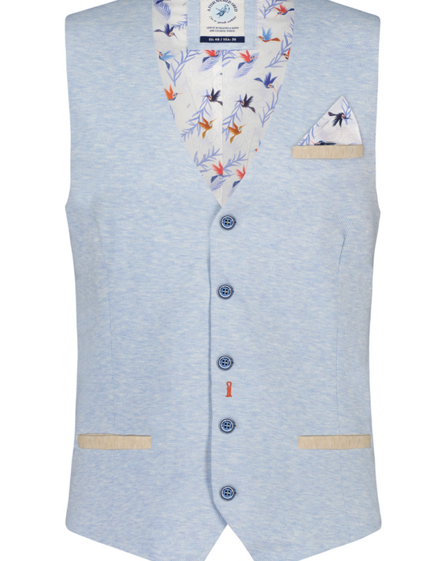 Structured Pique Waistcoat