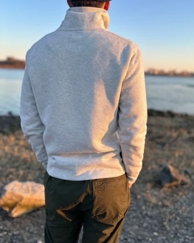 Mariner Shawl Sweater - Stone