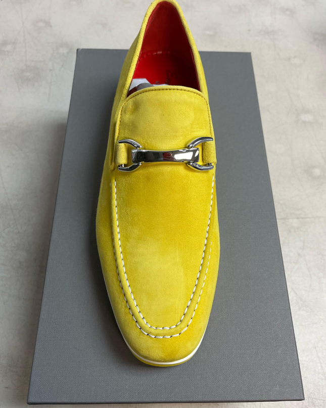 Canary Yellow Loafers